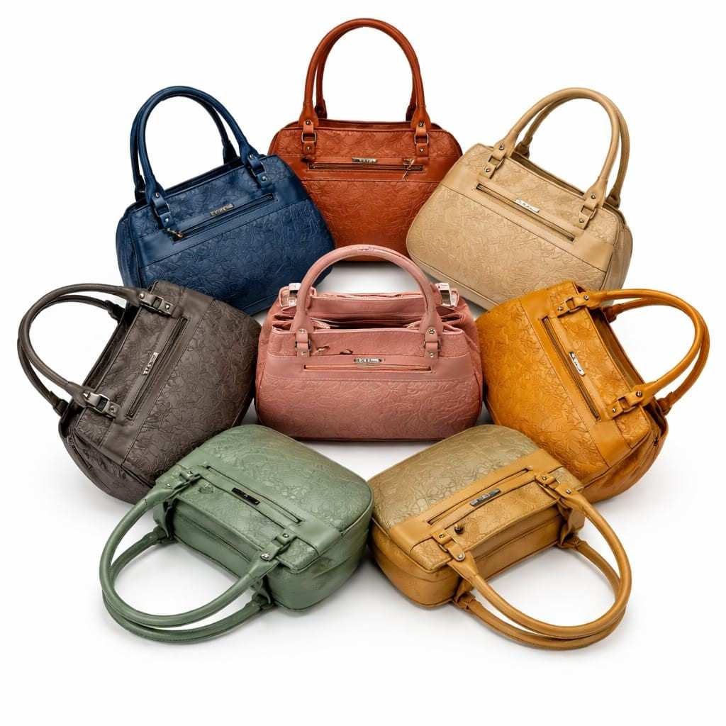 Cream Doctor Style Handbag with Buckle