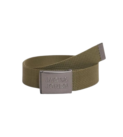 Jack and Jones Green Fabric Belt