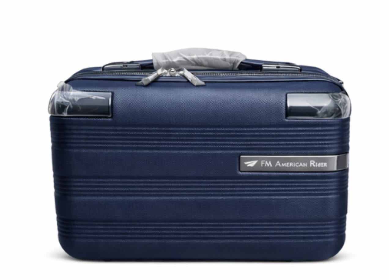 Navy Blue Travel Makeup Case