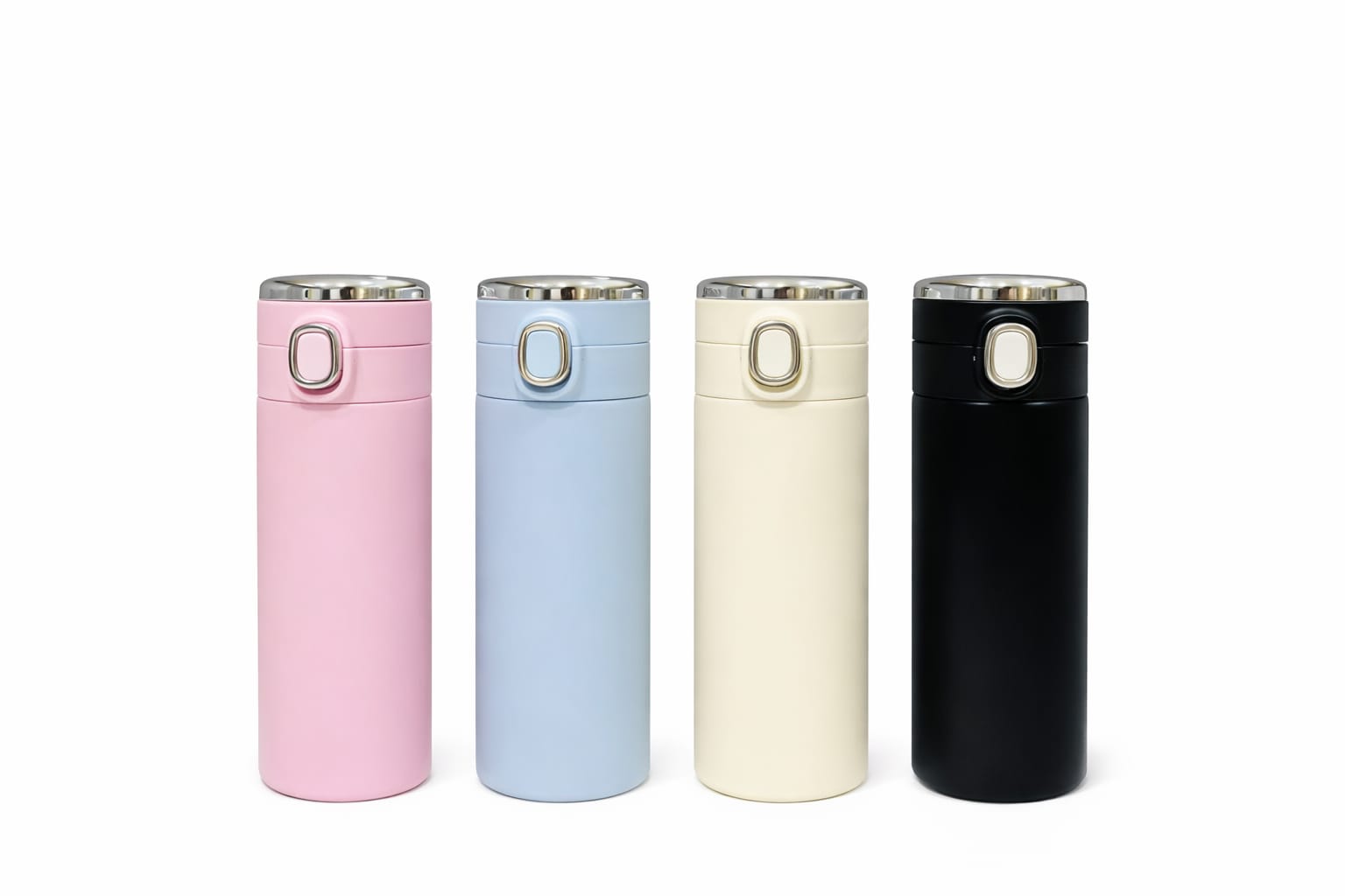 Pastel Colored Stainless Steel Vacuum Flasks
